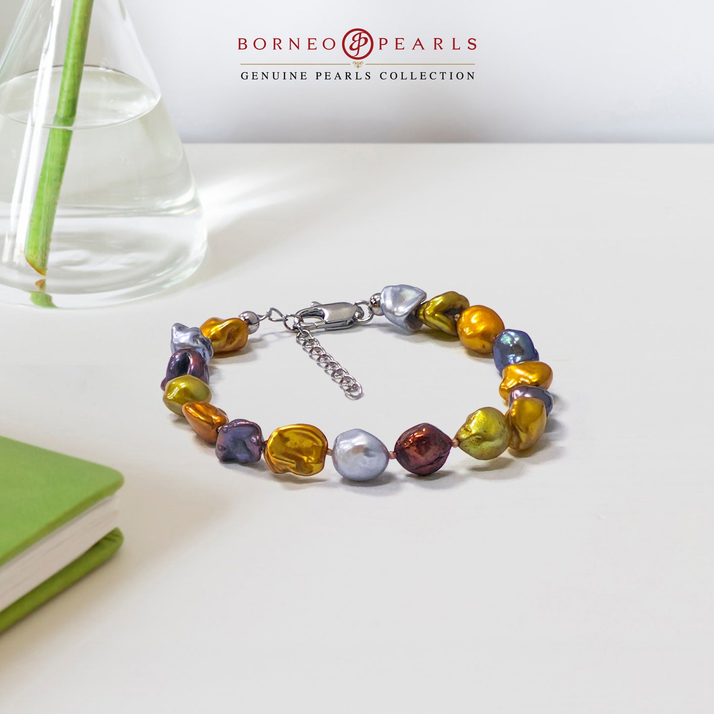 Colorburst Keshi Pearl Bracelet