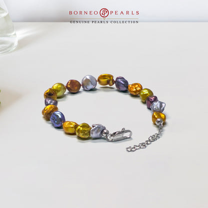 Colorburst Keshi Pearl Bracelet