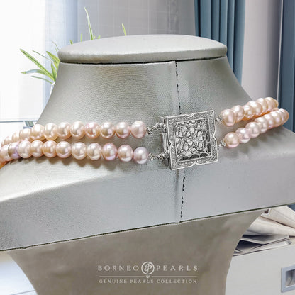 Dual Layer Pearl Choker