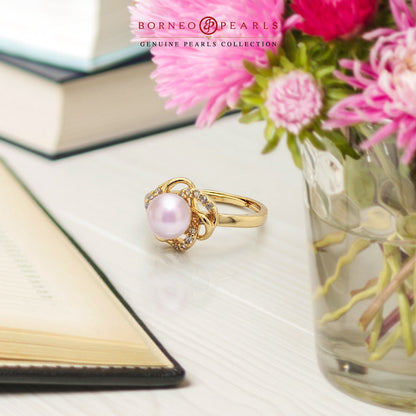 Athena Pearl Adjustable Ring