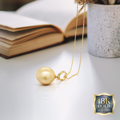 18K Gold Golden Southsea Amoré Pendant