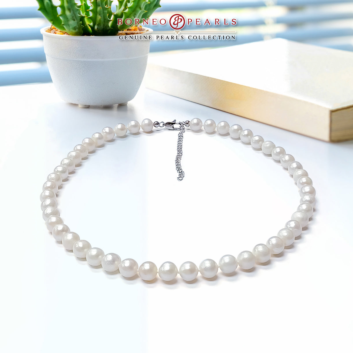 8-9mm White Classic Pearl Necklace