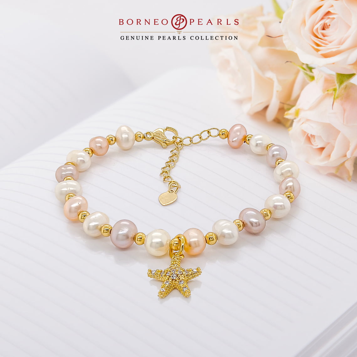 Starfish Pearl Bracelet