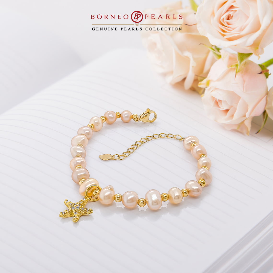 Starfish Pearl Bracelet