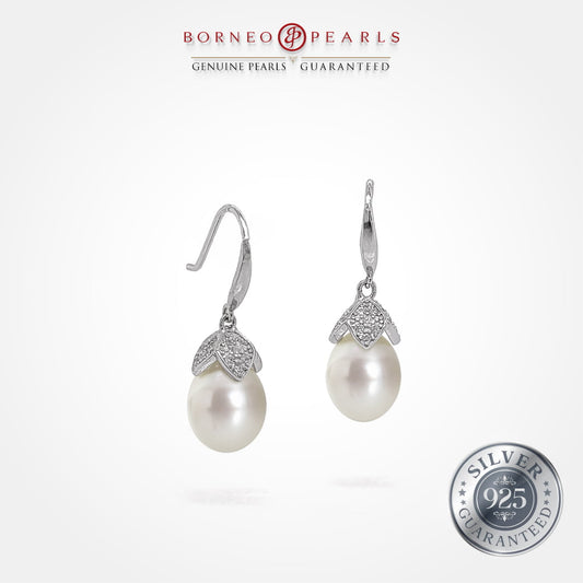 8-9mm Drop  Pearl Earrings