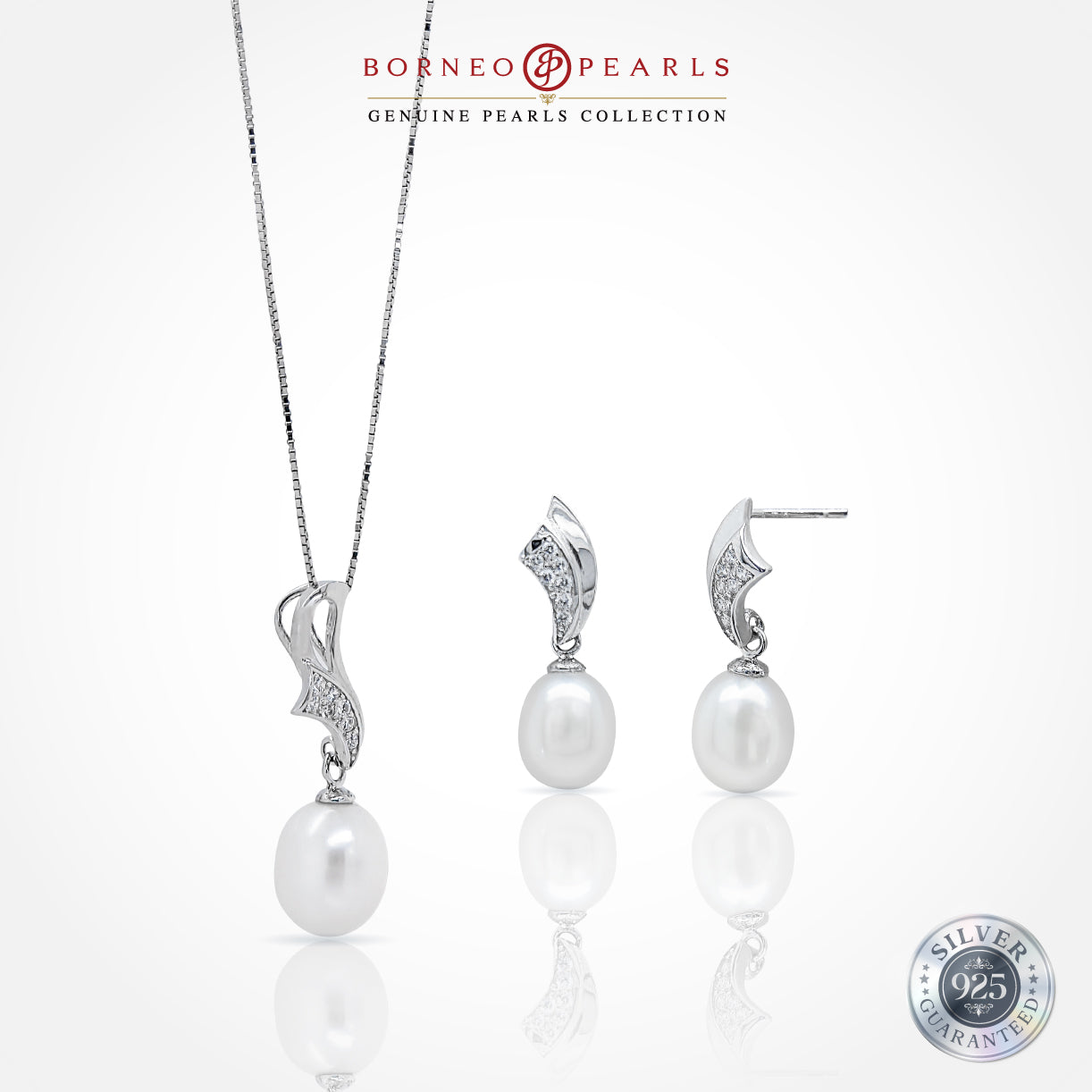 Enchanted Pearl Earring & Pendant Set