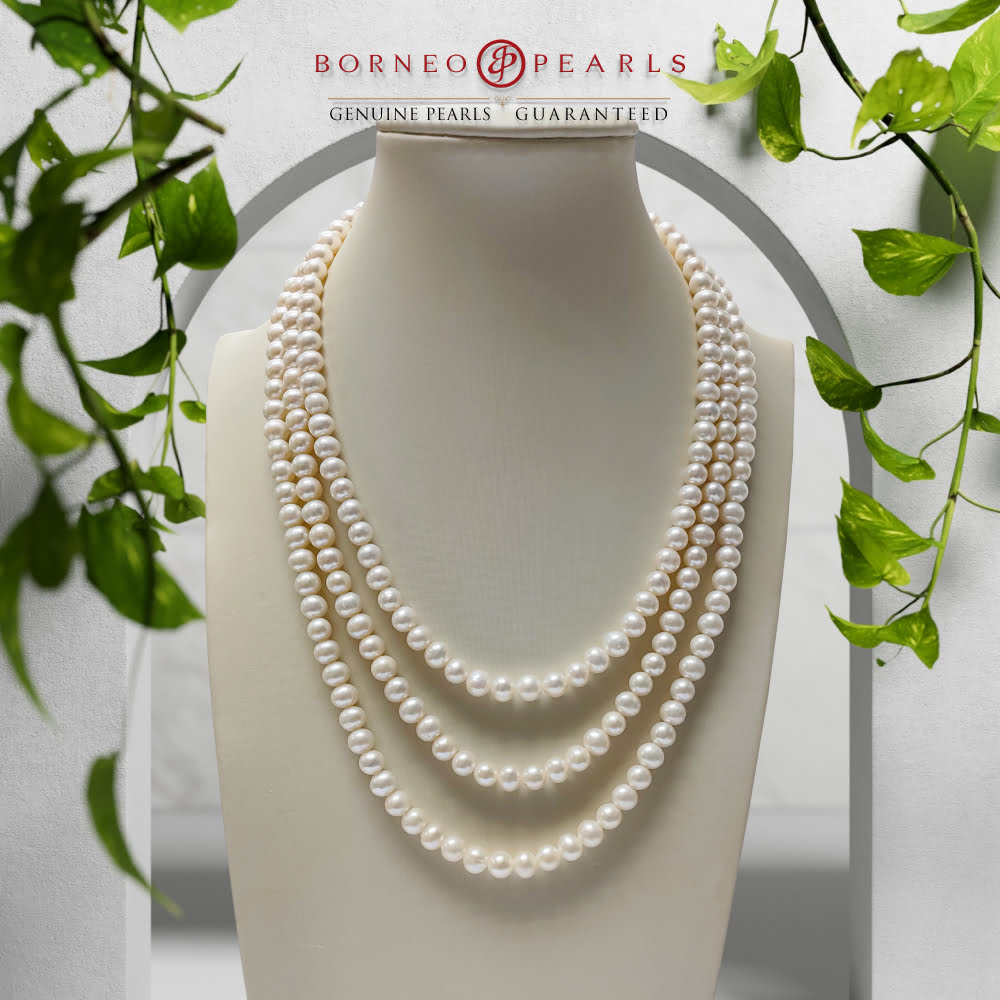 3 Row Pearl Necklace – Elite HNW - High End Watches, Jewellery & Art  Boutique